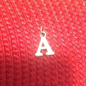 925 Silver Letter “A.”